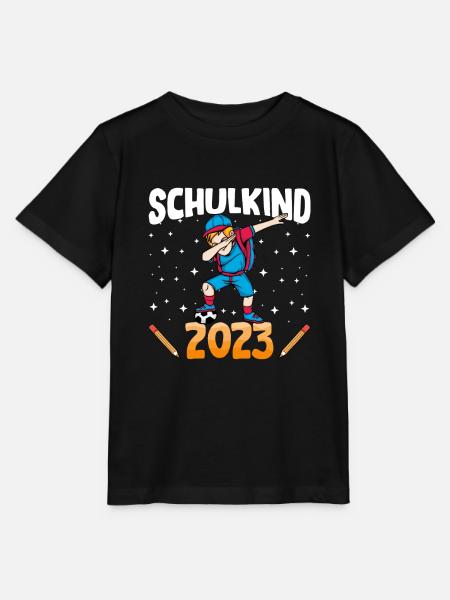 Fußball Schulkind 2023 - Stanley/Stella Kinder T-Shirt MINI CREATOR  - Schwarz