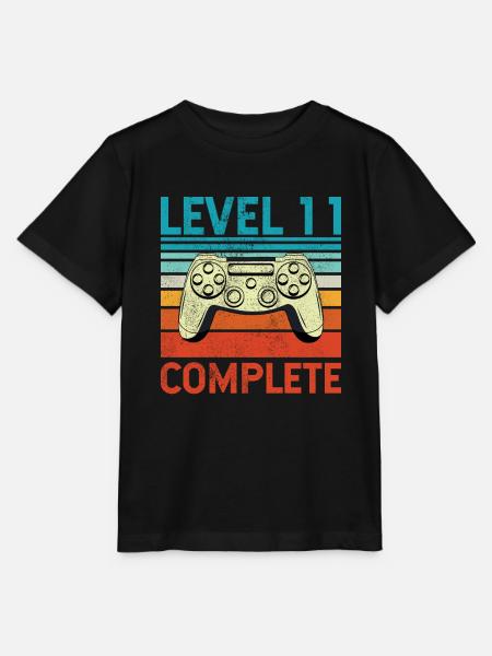 Level 11 Complete - Stanley/Stella Kinder T-Shirt MINI CREATOR - Schwarz
