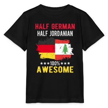 Half German Half Jordanian - Stanley/Stella MINI CREATOR Kids’ T-Shirt - black - Front - Mikhail (115cm)