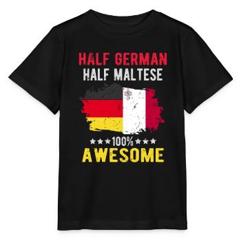 Half German half Mateser - Stanley/Stella MINI CREATOR Kids’ T-Shirt - black - Front - Mikhail (115cm)