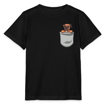 Propriétaire de chien boxeur allemand - T-shirt bio MINI CREATOR Stanley/Stella Enfant - noir - Devant - Mikhail (115cm)