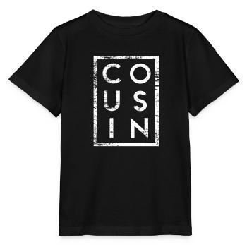 Cousin Minimalismus - Stanley/Stella Kinder T-Shirt MINI CREATOR  - Schwarz - Vorne - Mikhail (115cm)
