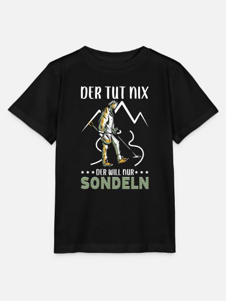 Sondeln - Stanley/Stella Kinder T-Shirt MINI CREATOR - Schwarz