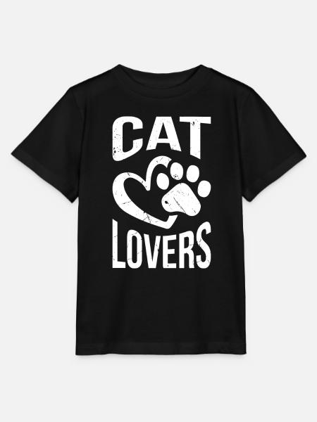 Katzenliebhaber - Stanley/Stella Kinder T-Shirt MINI CREATOR - Schwarz