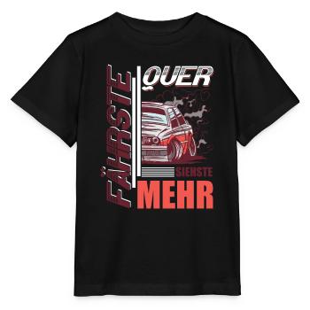 Fährste Quer siehste Mehr - Stanley/Stella Kinder T-Shirt MINI CREATOR  - Schwarz - Vorne - Mikhail (115cm)