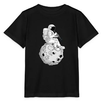 Klarinette Player Orchestra Musiker - Stanley/Stella Kinder T-Shirt MINI CREATOR  - Schwarz - Vorne - Mikhail (115cm)