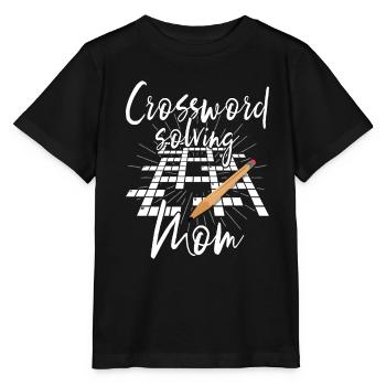 Résoudre des mots croisés - T-shirt bio MINI CREATOR Stanley/Stella Enfant - noir - Devant - Mikhail (115cm)