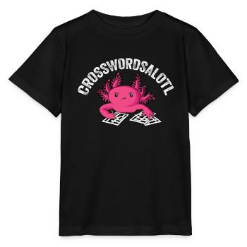 Solve crossword puzzles - Stanley/Stella MINI CREATOR Kids’ T-Shirt - black - Front - Mikhail (115cm)