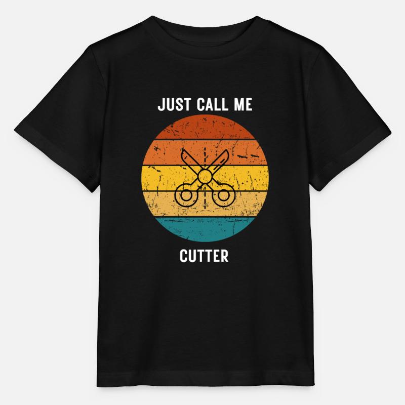 appelez-moi simplement Video Cutter - T-shirt bio MINI CREATOR Stanley/Stella Enfant - noir