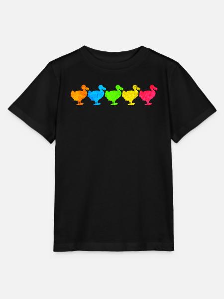 Dodo - ausgestorbener Vogel - Stanley/Stella Kinder T-Shirt MINI CREATOR - Schwarz