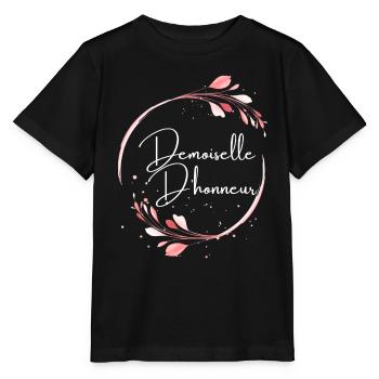 Demoiselle d'honneur - T-shirt bio MINI CREATOR Stanley/Stella Enfant - noir - Devant - Mikhail (115cm)