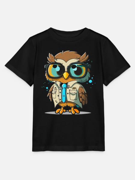 Der weise Wissenschaftler - Stanley/Stella Kinder T-Shirt MINI CREATOR - Schwarz