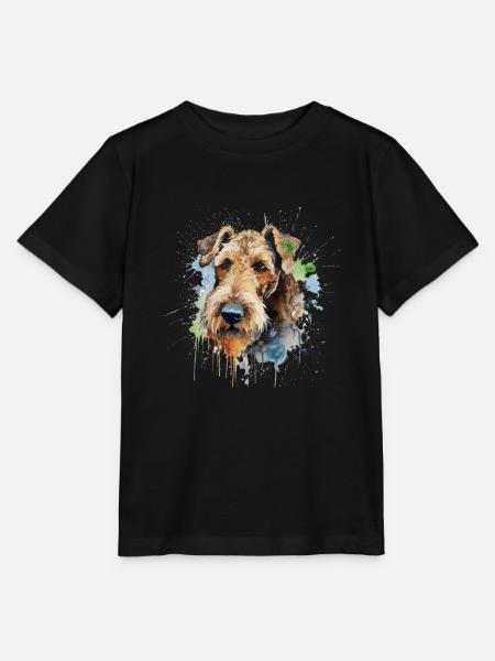 Airedale Terrier - Stanley/Stella Kinder T-Shirt MINI CREATOR  - Schwarz