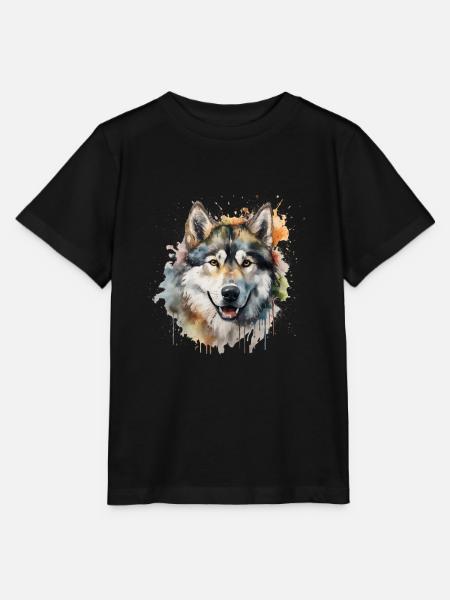 Alaskan Malamute - Stanley/Stella Kinder T-Shirt MINI CREATOR - Schwarz