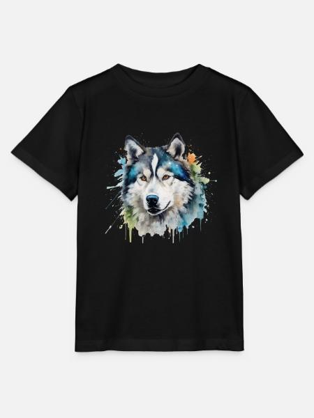 Alaskan Malamute - Stanley/Stella Kinder T-Shirt MINI CREATOR  - Schwarz