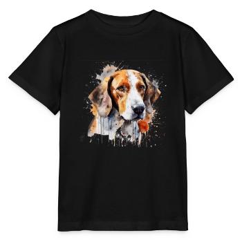 Foxhound d’Amérique - T-shirt bio MINI CREATOR Stanley/Stella Enfant - noir - Devant - Mikhail (115cm)