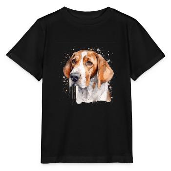 Foxhound d’Amérique - T-shirt bio MINI CREATOR Stanley/Stella Enfant - noir - Devant - Mikhail (115cm)