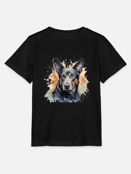 Australian Kelpie - Stanley/Stella Kinder T-Shirt MINI CREATOR - Schwarz