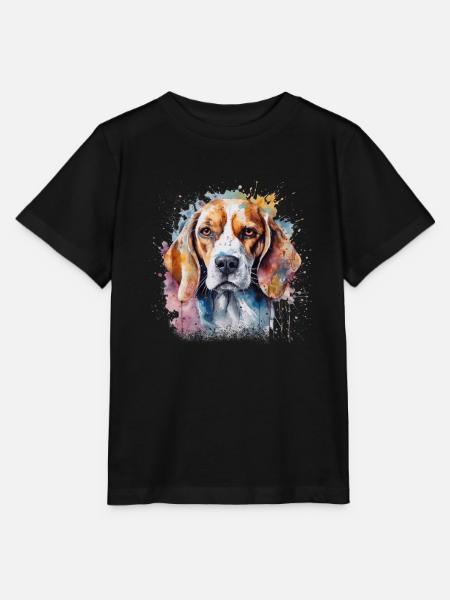 Beagle - Stanley/Stella Kinder T-Shirt MINI CREATOR  - Schwarz