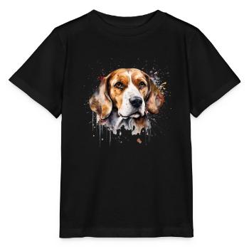 Beagle - T-shirt bio MINI CREATOR Stanley/Stella Enfant - noir - Devant - Mikhail (115cm)