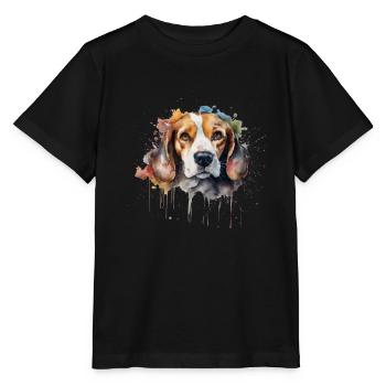 Beagle - T-shirt bio MINI CREATOR Stanley/Stella Enfant - noir - Devant - Mikhail (115cm)