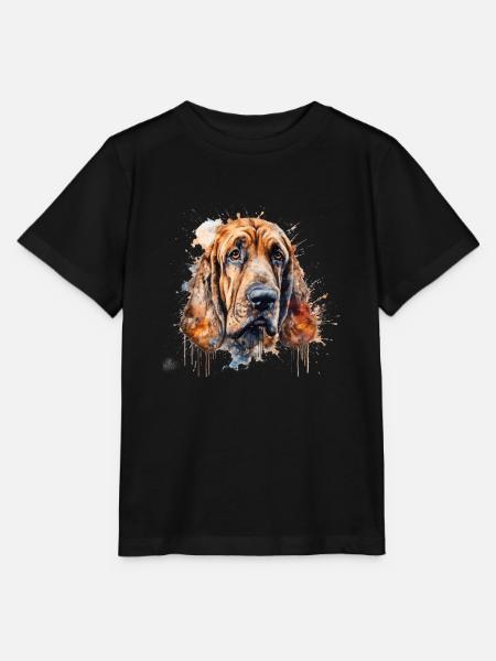 Bloodhound - Stanley/Stella Kinder T-Shirt MINI CREATOR - Schwarz