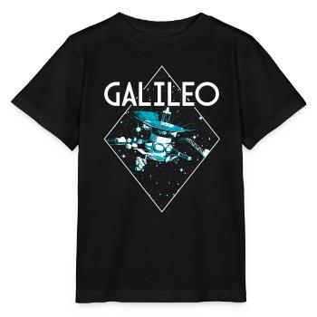 Galileo Jupiter spacecraft - Stanley/Stella MINI CREATOR Kids’ T-Shirt - black - Front - Mikhail (115cm)