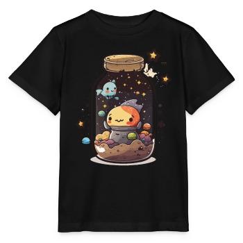 Cosmic Container - Stanley/Stella MINI CREATOR Kids’ T-Shirt - black - Front - Mikhail (115cm)