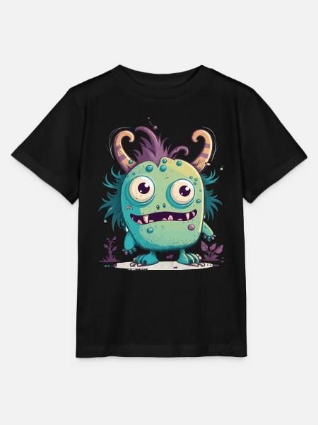 Monster Mash - Stanley/Stella Kinder T-Shirt MINI CREATOR - Schwarz