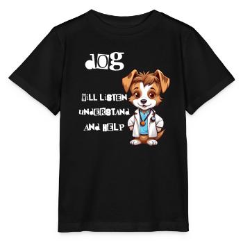 Votre guérisseur à fourrure - T-shirt bio MINI CREATOR Stanley/Stella Enfant - noir - Devant - Mikhail (115cm)