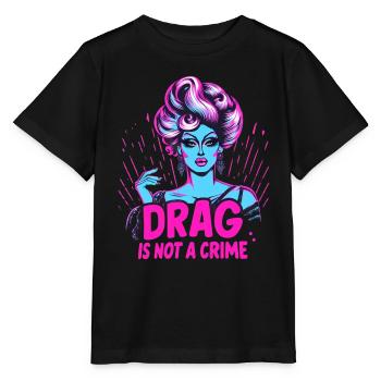 Culture drag exclusive et inspiration drag queen - T-shirt bio MINI CREATOR Stanley/Stella Enfant - noir - Devant - Mikhail (115cm)