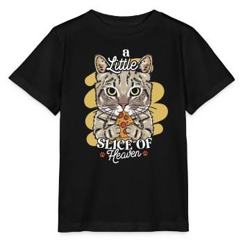 A little slice of heaven - Stanley/Stella MINI CREATOR Kids’ T-Shirt - black - Front - Mikhail (115cm)