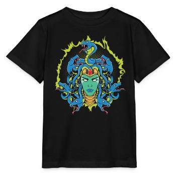 Medusa's Head - Stanley/Stella MINI CREATOR Kids’ T-Shirt - black - Front - Mikhail (115cm)