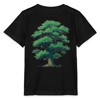 Baum - Stanley/Stella Kinder T-Shirt MINI CREATOR  - Schwarz - Vorne - Mikhail (115cm)