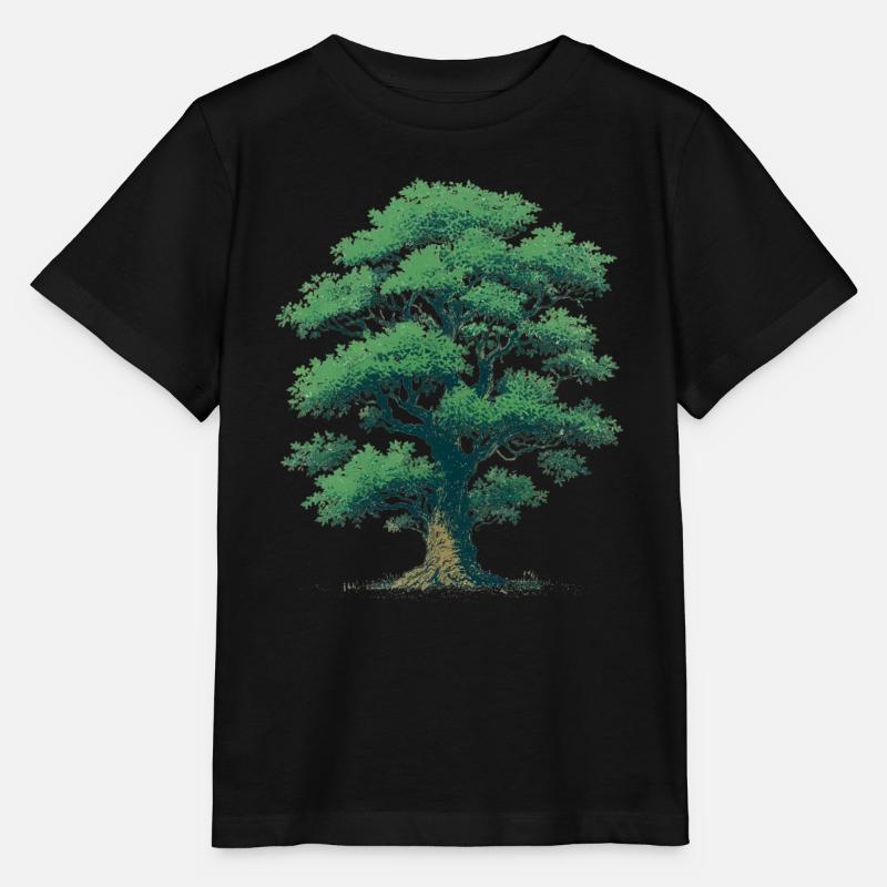 Baum - Stanley/Stella Kinder T-Shirt MINI CREATOR  - Schwarz
