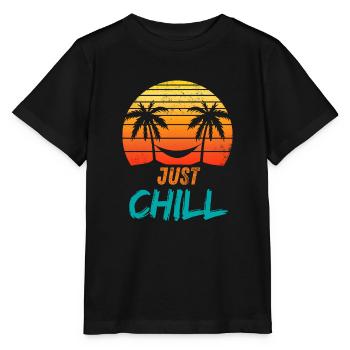 JUST CHIIL - Stanley/Stella MINI CREATOR Kids’ T-Shirt - black - Front - Mikhail (115cm)