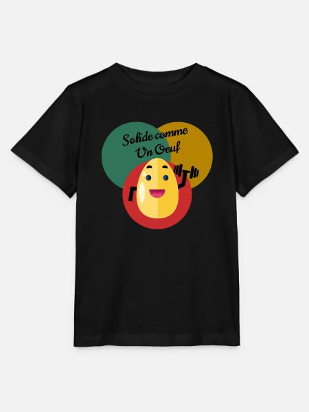 Fest wie ein Ei - Stanley/Stella Kinder T-Shirt MINI CREATOR  - Schwarz