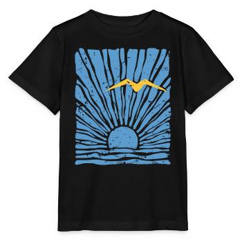 Sonne - Stanley/Stella Kinder T-Shirt MINI CREATOR  - Schwarz - Vorne - Mikhail (115cm)