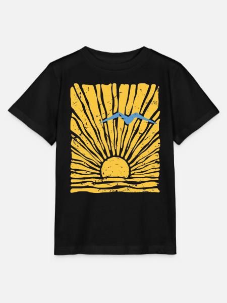 Sonne - Stanley/Stella Kinder T-Shirt MINI CREATOR - Schwarz