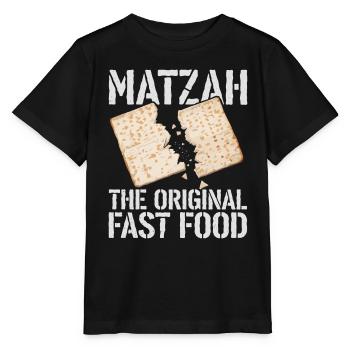 Kosher enjoyment in style - Stanley/Stella MINI CREATOR Kids’ T-Shirt - black - Front - Mikhail (115cm)