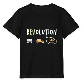 Revolution Electric Electric Electric Car eauto - Stanley/Stella MINI CREATOR Kids’ T-Shirt - black - Front - Mikhail (115cm)