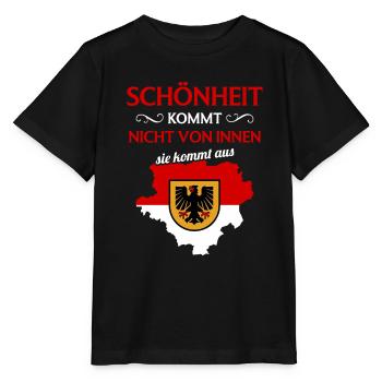 Dortmund Wappen Dortmunder Ruhrgebiet Dortmund - Stanley/Stella Kinder T-Shirt MINI CREATOR  - Schwarz - Vorne - Mikhail (115cm)