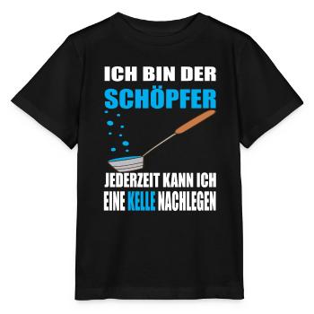Sauna Saunieren Wellness - Stanley/Stella Kinder T-Shirt MINI CREATOR  - Schwarz - Vorne - Mikhail (115cm)