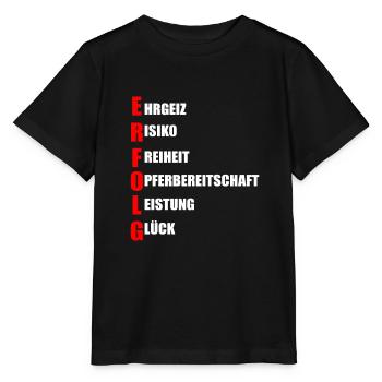 Erfolg - Stanley/Stella Kinder T-Shirt MINI CREATOR  - Schwarz - Vorne - Mikhail (115cm)