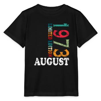 August 1973 Jahrestag August 1973 August - Stanley/Stella Kinder T-Shirt MINI CREATOR  - Schwarz - Vorne - Mikhail (115cm)
