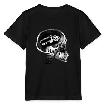 cadeau camion poids lourd camionneur routier - T-shirt bio MINI CREATOR Stanley/Stella Enfant - noir - Devant - Mikhail (115cm)