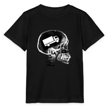 Lustige Trucker LKW Lieferung LKW Geschenk - Stanley/Stella Kinder T-Shirt MINI CREATOR  - Schwarz - Vorne - Mikhail (115cm)