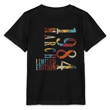 March 1984 March Jubilee March 1984 - Stanley/Stella MINI CREATOR Kids’ T-Shirt - black - Front - Mikhail (115cm)
