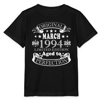 March 1994 March Jubilee March 1994 - Stanley/Stella MINI CREATOR Kids’ T-Shirt - black - Front - Mikhail (115cm)
