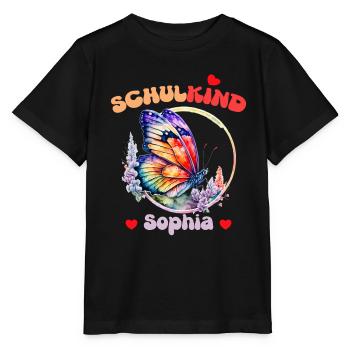 Sophia écolière - T-shirt bio MINI CREATOR Stanley/Stella Enfant - noir - Devant - Mikhail (115cm)